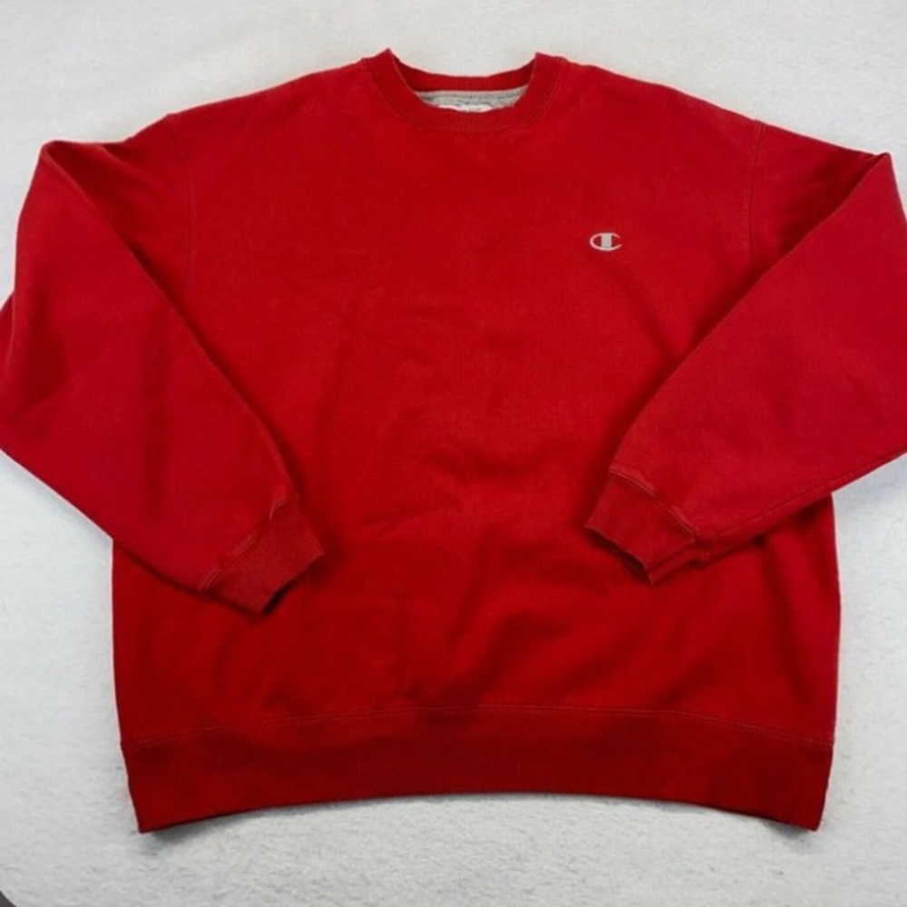 RED CHAMPION SWEATSHIRT